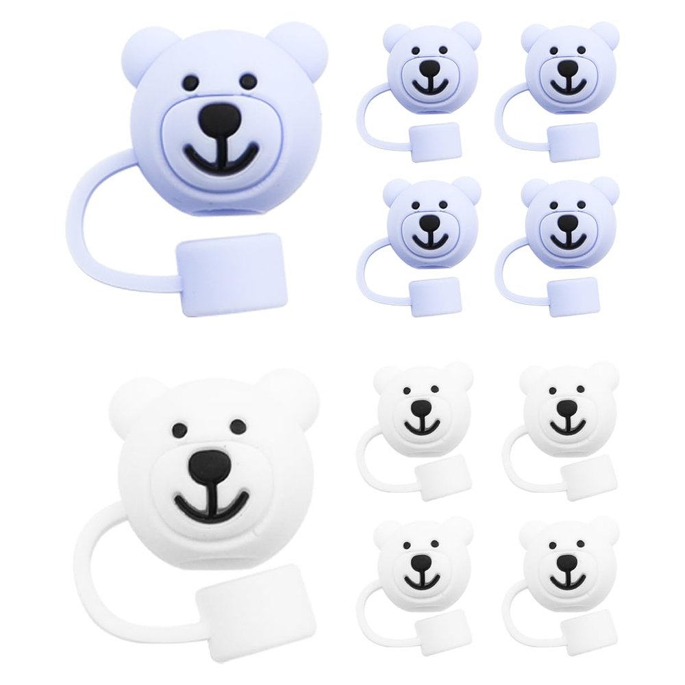 Hsthe Sea 10-Piece Silicone Straw Covers for Stanley Tumblers