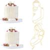 URROMA 2-Piece Gold Mama Cupcake Topper Set view 1