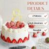 URROMA 2-Piece Gold Mama Cupcake Topper Set view 3