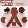 Hjyokuso Dog Recovery Suit, Surgery Suit, Hind-Leg Lick Sleeve, Size L view 2