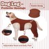 Hjyokuso Dog Recovery Suit, Surgery Suit, Hind-Leg Lick Sleeve, Size L view 3