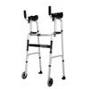 HXRLSIPO Upright Walker for Tall Seniors, Folding and Height-Adjustable, with Armrests and Wheels view 1