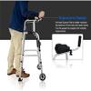 HXRLSIPO Upright Walker for Tall Seniors, Folding and Height-Adjustable, with Armrests and Wheels view 3