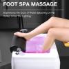OHaGin Foot Spa Bath with Colorful Light, Automatic Drainage, and Adjustable Hot/Cold Water view 3