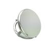 HDVLXZLY Mini Makeup Mirror, Foldable Portable Metal Round Compact, Double-Sided Handheld Pocket Mirror, Rose Gold/Silver view 1