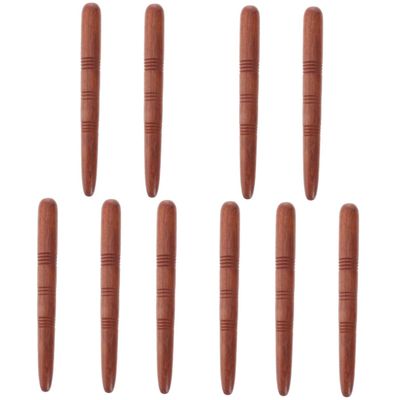 TOVINANNA 5-Piece Acupressure Massage Stick Set, Multifunctional Foot Massage Tools, Natural Wood