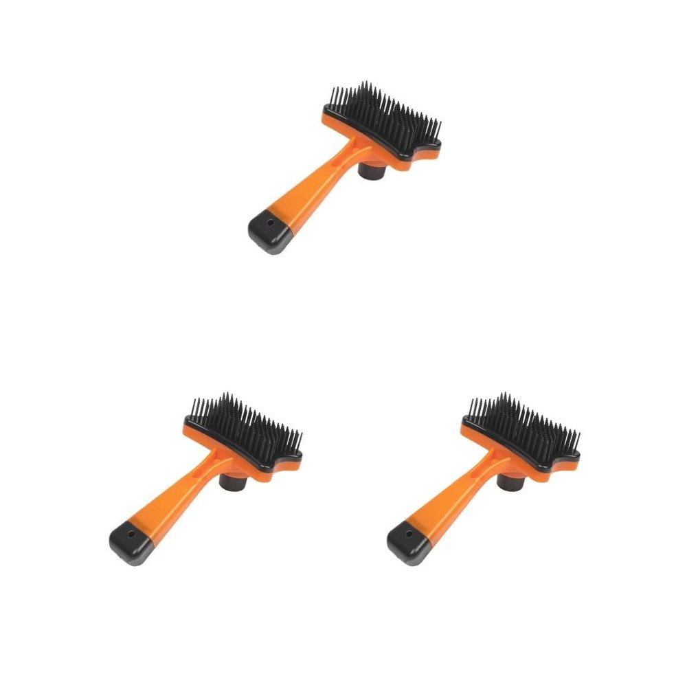 3-Piece Pet Grooming Comb Set, Orange