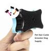 3-Piece Pet Grooming Comb Set, Orange view 2