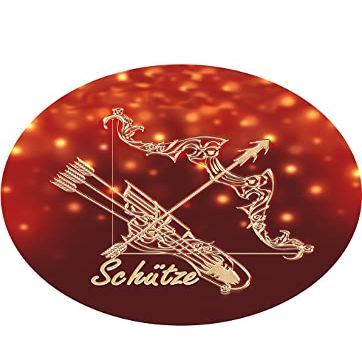 Sagittarius Zodiac Edible Cake Image, 20 cm