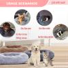 Semi-Enclosed Cozy Dog Bed for Medium Dogs view 2