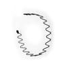 CLSSLVVBN Black Wavy Metal Headband for Men, Type 9 view 3