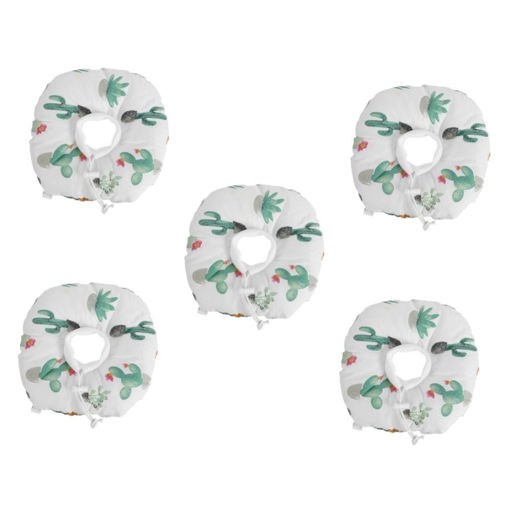 Yardwe 5-Pack Adjustable Soft Recovery Collars for Cats and Small Dogs