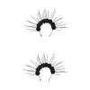 MAGICLULU 2-Piece Gothic Flower Headbands for Women and Girls view 1