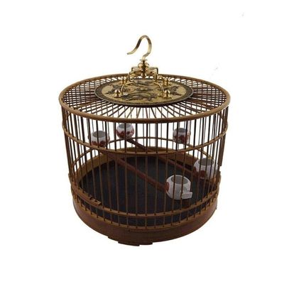 SYSZSYHD Chinese Retro Bamboo Bird Cage with Hook