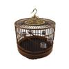 SYSZSYHD Chinese Retro Bamboo Bird Cage with Hook view 1