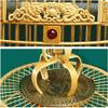 SYSZSYHD Round Bird Cage, Vintage-Style Hanging Bamboo Cage view 4