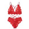 WILLBEST Women's Sexy Lingerie Set with Braless Bra, Thong and Babydoll, Lightly Padded Bustier view 3