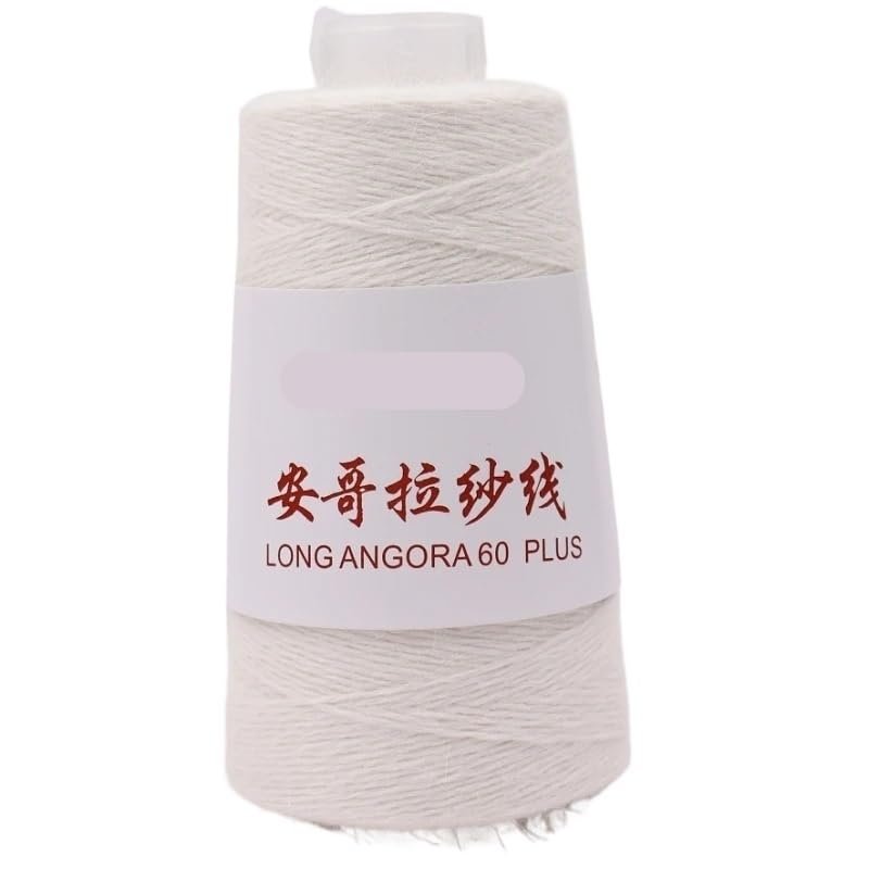 50 g Plush Cashmere-Mink Yarn for DIY Knitting, Winter Warmth, Soft Sweaters, Hats and Socks (Color: 201)