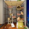 DIY Metal Wire Pet Playpen for Cats and Small Animals, Indoor/Outdoor view 4