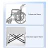 BKEKM Lightweight Foldable Wheelchair with Hand Brakes view 3