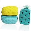 SOESFOUFU Pineapple-Shaped Silicone Shower Brush, Green view 2