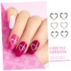 Healvian 36-Piece Heart-Shaped Nail Art Decorations view 2