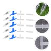 BESPORTBLE 40-Piece Aquarium Air Distributor Set, Adjustable Air Pump Splitters for Fish Tanks with Blue Double Valves and Straight Black Check Valves view 4