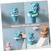 Wall-Mounted Kids' Toothbrush Holder with Rinse Cup view 4