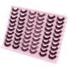 Jemora 30 Pairs of False Eyelashes, Natural Long and Thick Lashes view 1