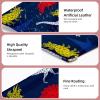 Cactus-Pattern Cosmetic Bag with Snap Closure, Waterproof Travel Makeup Pouch, Multicolor 09, 7.1 x 5.8 in / 4.7 x 4.5 in view 4