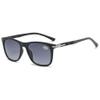 Lanomi Bifocal Reading Sunglasses, Black Frame, Gray Gradient Lenses, 2.5 Magnification view 1