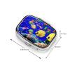 Sea Fishes Square Pill Case with All-Over Print view 3