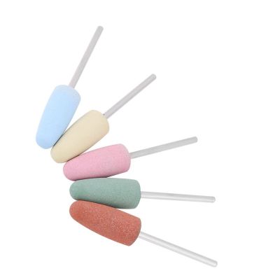 Silicone Nail Drill Bits for Manicure and Pedicure, 5 Colors