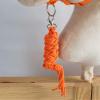 Hobby Horse Lead Rope with Cord - Neon Orange view 2
