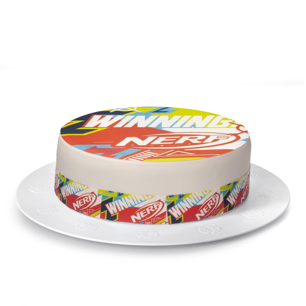 Kardasis NERF Edible Cake Topper, 20 cm