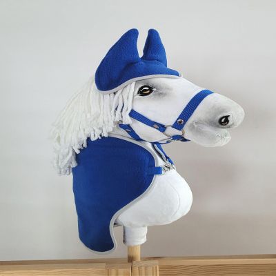 Hobby Horse A3 Set: Blanket + Ear Bonnet - Cornflower