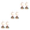 VANZACK 6-Piece Moon Design Bird Swing for Parrots view 1