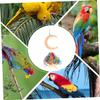 VANZACK 6-Piece Moon Design Bird Swing for Parrots view 3