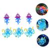 Yardwe 6-Piece Floating Octopus Aquarium Ornament view 3