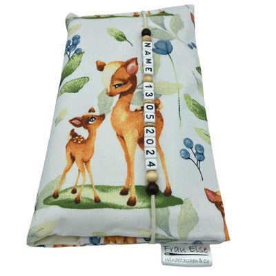 XXL Personalized Diaper Bag with Name – Forest Deer – for Boys and Girls