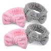 4-Pack Spa Headbands with Bows for Women view 1