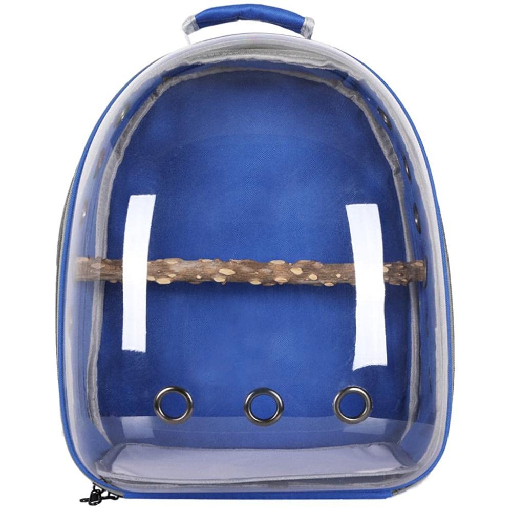 Portable Breathable Bird Carrier Backpack with Perch