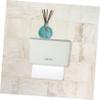 Amosfun Wall-Mounted Plastic Tissue Box Holder, No Drilling Required view 2