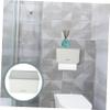 Amosfun Wall-Mounted Plastic Tissue Box Holder, No Drilling Required view 3