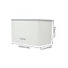 Amosfun Wall-Mounted Plastic Tissue Box Holder, No Drilling Required view 4