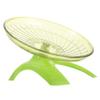 Silent Plastic Hamster Wheel with Stand, Light Green view 1