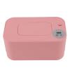 SIXRUN Baby Wipe Warmer, Adjustable Temperature, Portable USB Wipe Holder and Dispenser, Pink view 1