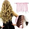 Heatless Curling Rod Headband, Rose Red view 2