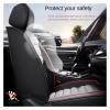 HYQHYX Universal Car Seat Covers for A4 B6 B7 B8 B9 B6L BE2 BH7 BKH, Front Row 2 Seats view 4