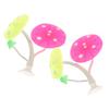 Yardwe 8-Piece Silicone Mushroom Hideout for Betta Fish view 4